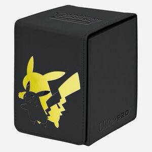 Ultra PRO Black and Yellow Pikachu Deck Box